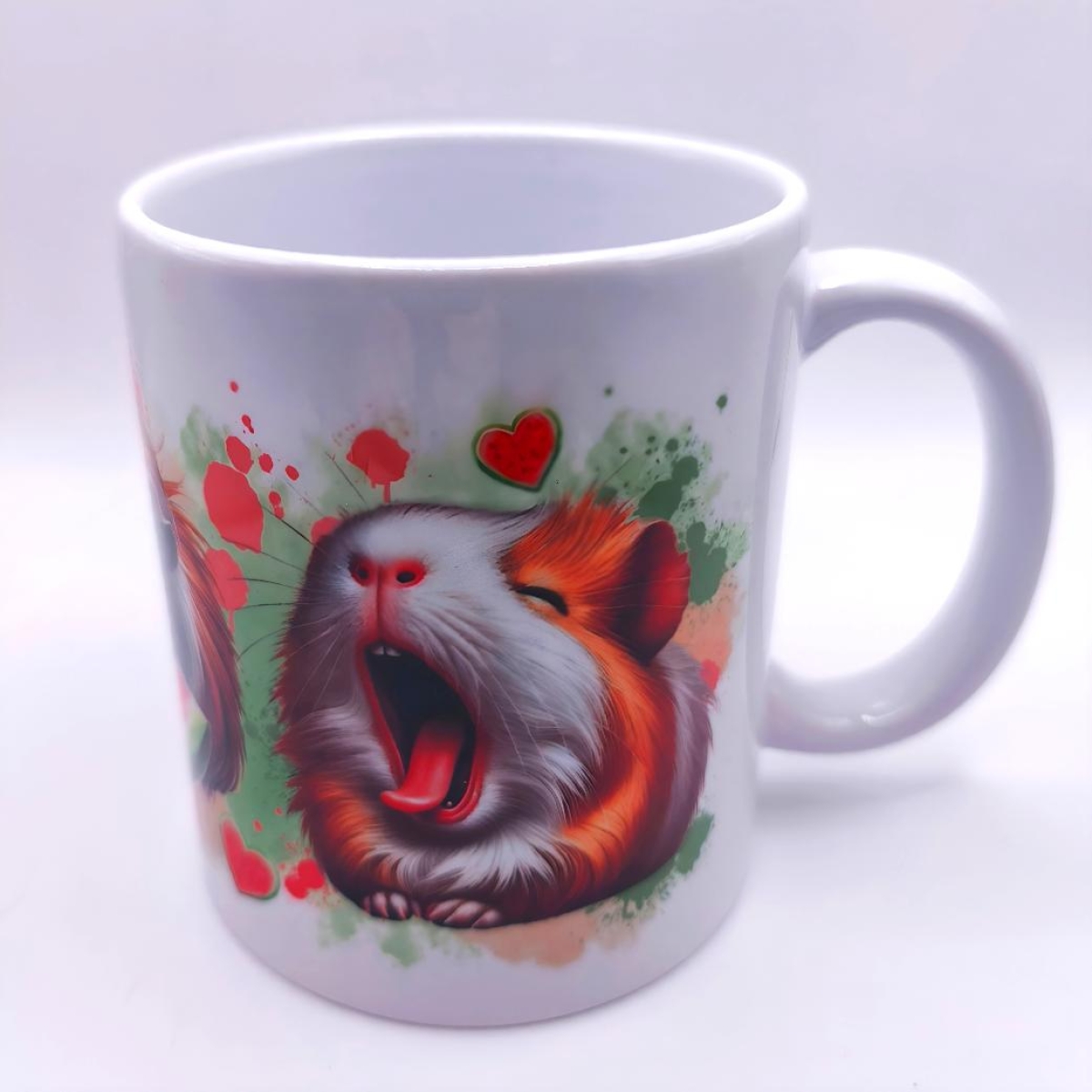 Tasse Meerschweinchen mit Melonen